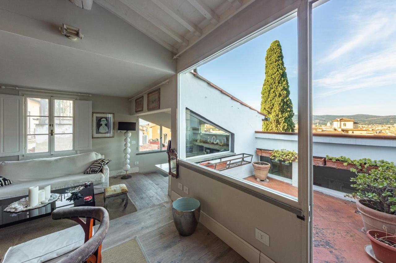 Appartamento Ponte Vecchio - Lussuoso Attico Terrazza Con Vista Firenze Esterno foto